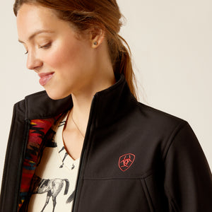 Ariat Women's New Team Softshell Jacket, Black/Mirage