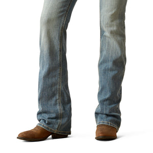 Ariat Women's R.E.A.L. Brooklyn High Rise Bootcut Denim Jeans, Sabine