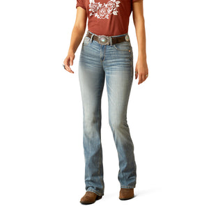 Ariat Women's R.E.A.L. Brooklyn High Rise Bootcut Denim Jeans, Sabine