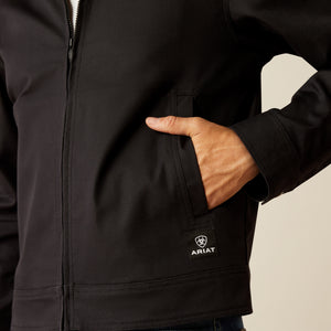 Ariat Men's Stockton Canvas Jacket, Black