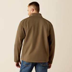Ariat Men's Logo 2.0 Softshell Jacket, Crocodile Heather