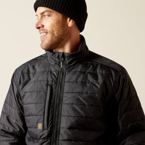 Ariat Men's Rebar Cordura Ripstop Lightweight Insulated Jacket, Black