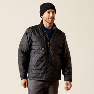 Ariat Men's Rebar Cordura Ripstop Lightweight Insulated Jacket, Black
