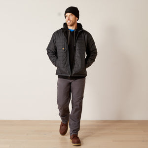 Ariat Men's Rebar Cordura Ripstop Lightweight Insulated Jacket, Black