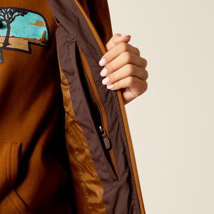 Ariat Women's REAL Crius Vest, Chestnut/Chocolate Plum