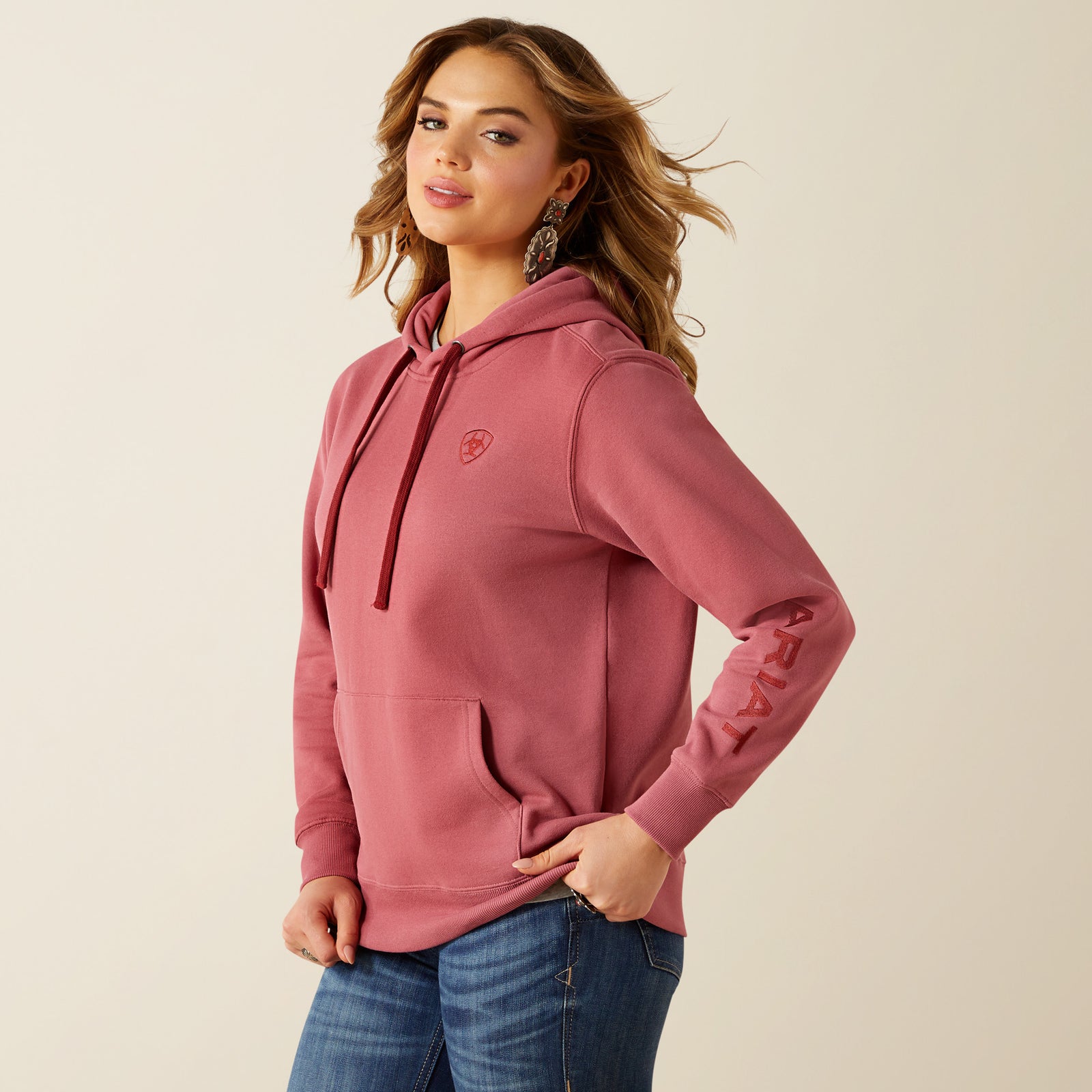 Ariat Women's Ariat Logo 2.0 Hoodie, Mauvewood