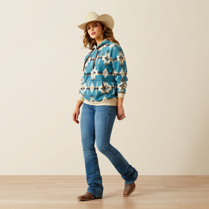 Ariat Women's Ariat Logo 2.0 Printed Hoodie, Agave Southwest Print