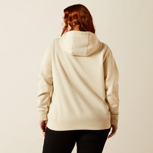 Ariat Women's Stitch Hoodie, Oyster Grey