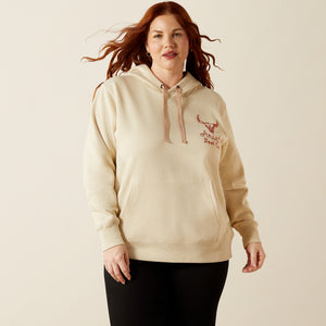 Ariat Women's Stitch Hoodie, Oyster Grey