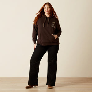 Ariat Women's Stitch Hoodie, Mole