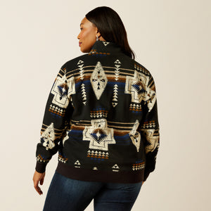 Ariat Women's Sienna 1/2 Zip Sweatshirt, Thornstone Print