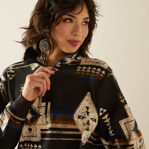Ariat Women's Sienna 1/2 Zip Sweatshirt, Thornstone Print