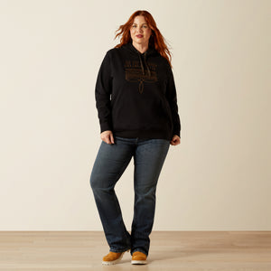 Ariat Women's Booted Logo Hoodie, Black