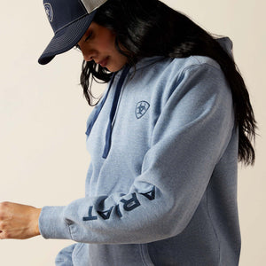 Ariat Women's Ariat Logo 2.0 Hoodie, Vintage Indigo Heather