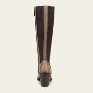 Cuadra Women's Bovine Tall Round Toe Boot, Almond