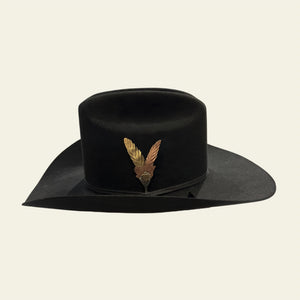 Cuadra Men's 6X Ranchman Fur Felt Cowboy Hat, Black