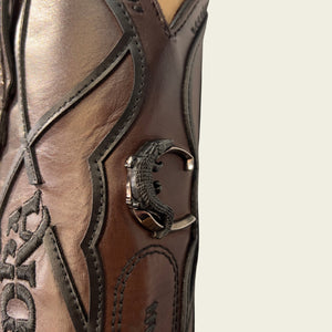 Cuadra Men's Fuscus Belly Narrow Square Toe Boot, Brown