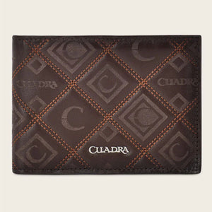Cuadra Men's Bovine Leather Wallet, Brown