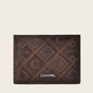 Cuadra Men's Bovine Leather Wallet, Brown