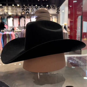 Los Tigres Del Norte 1000X El Jefe Fur Felt Hat, Black