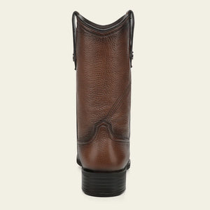 Cuadra Men's Deer Leather Round Toe Boot, Honey