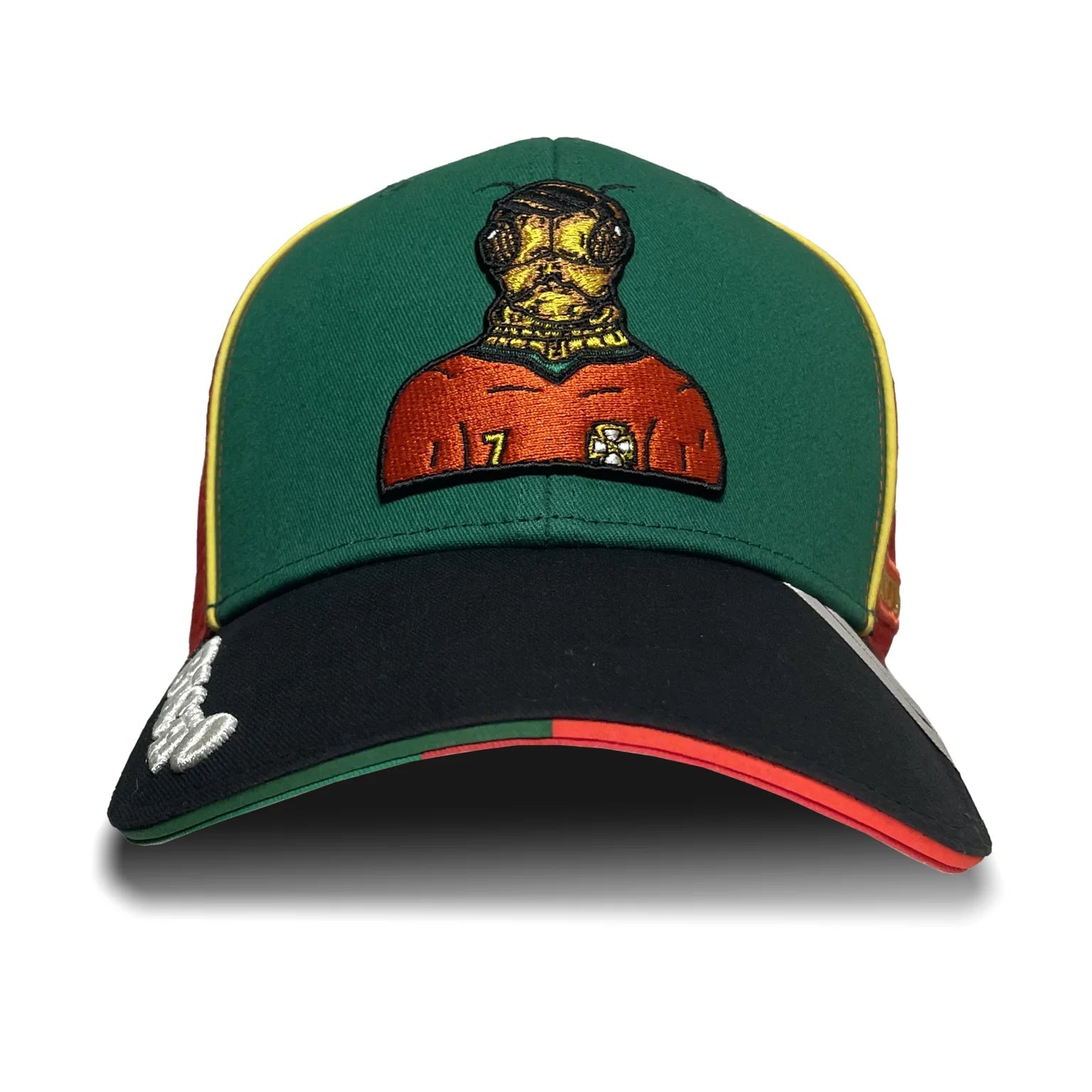 Corne Collection Bicho Portugal Cap, Green/Black/Red