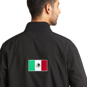 Ariat Men's New Team Softshell MEXICO Jacket, Black