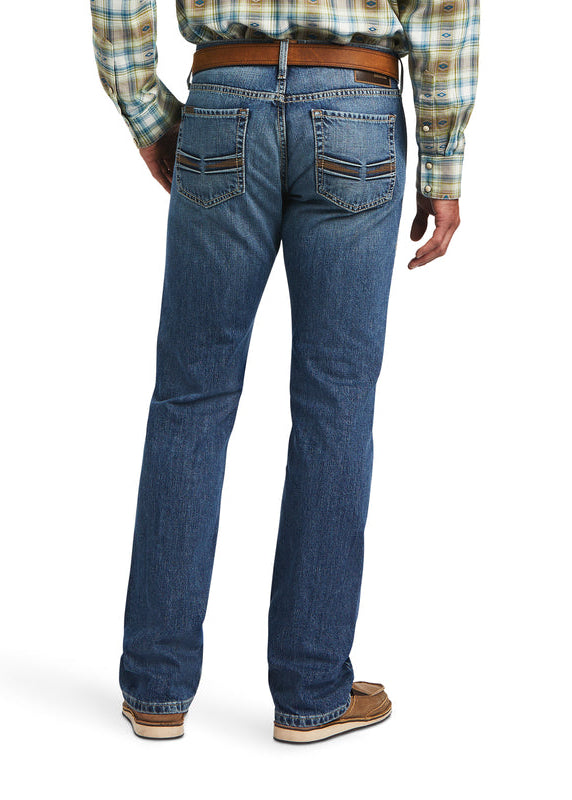 Ariat Men's M7 Slim Merrick Stackable Straight Leg, Blue