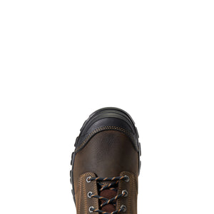 Ariat Men's Treadfast 6"" Waterproof Work Boot, Dark Brown