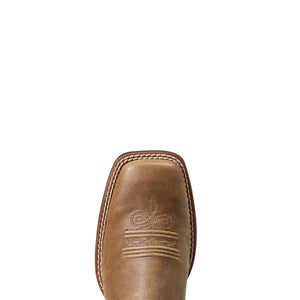 Ariat Women's Round Up Wide Square Toe Western Boot, Brown Bomber