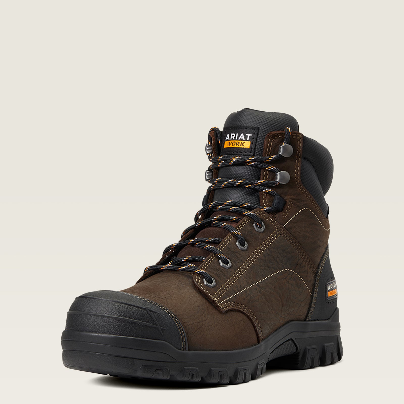 Ariat Women's Treadfast 6" Waterproof Work Boot, Dark Brown