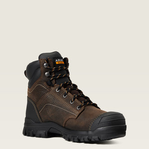 Ariat Women's Treadfast 6" Waterproof Work Boot, Dark Brown