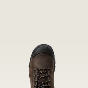 Ariat Women's Treadfast 6" Waterproof Work Boot, Dark Brown