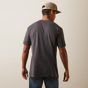 Ariat Men's Recon Trim T-Shirt, Charcoal Heather