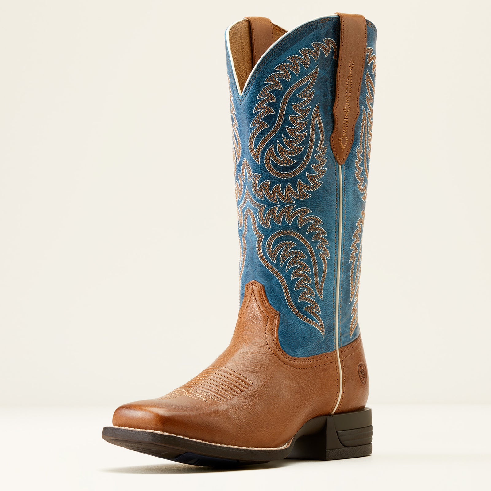 Ariat Women's Cattle Caite Stretchfit Western Boot, Roasted Peanut