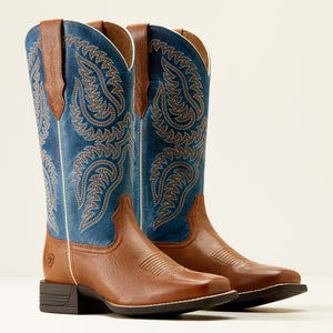 Ariat Women's Cattle Caite Stretchfit Western Boot, Roasted Peanut