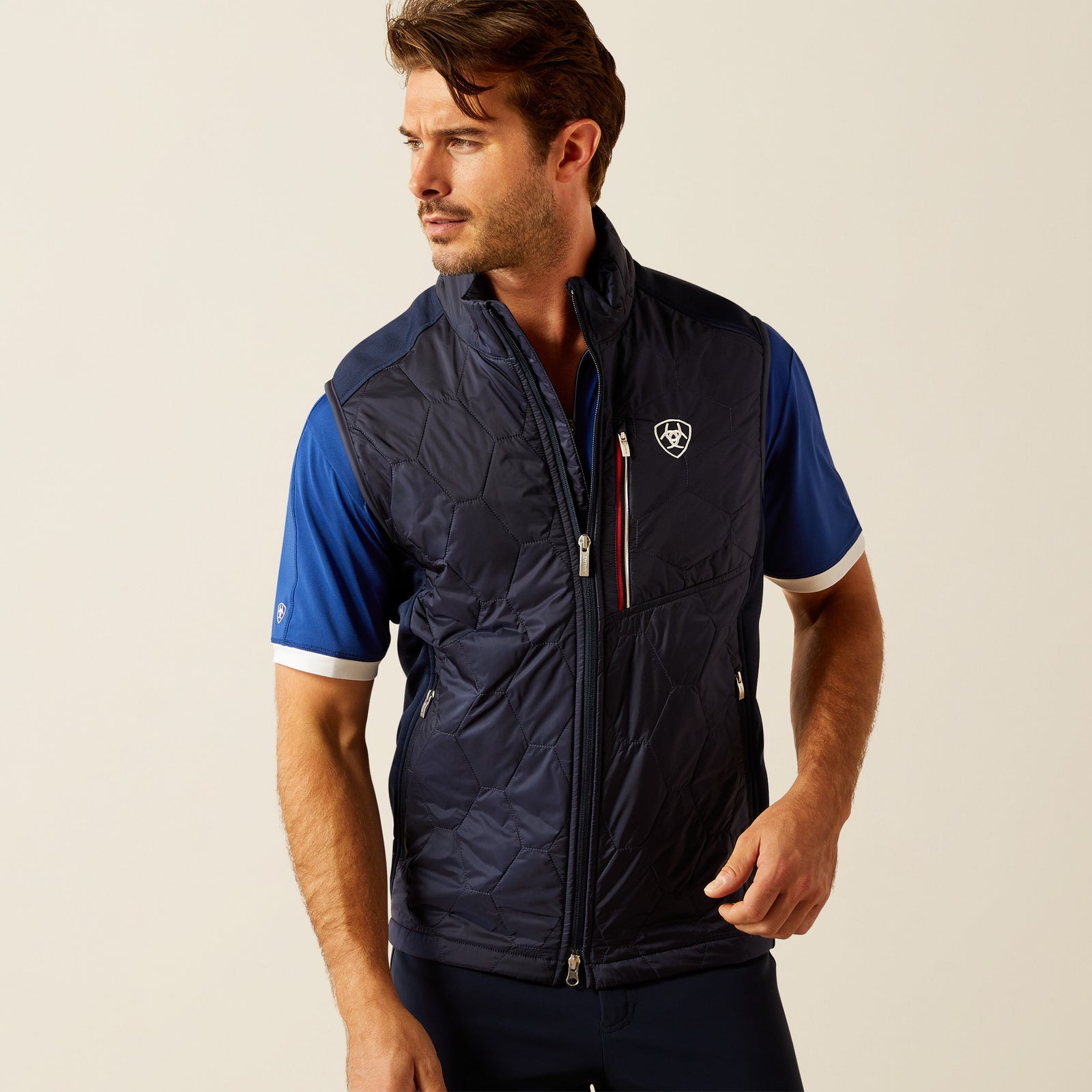 Ariat Men's Fusion Insulated Vest, Navy