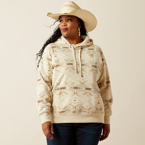 Ariat Women's Ariat Logo 2.0 Hoodie, Sandstone Southwest Print