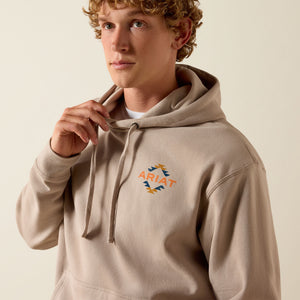 Ariat Men's Ariat Tapiz Zapoteco Hoodie, Beige