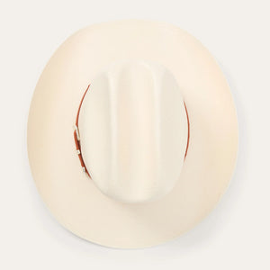 Stetson Men's 10X Primo Cognac Straw Hat, Natural