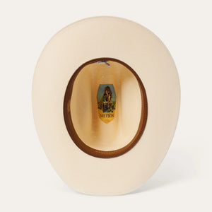 Stetson Men's 10X Primo Cognac Straw Hat, Natural