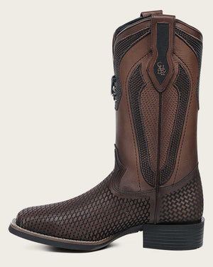 Cuadra Men's Bovine Leather Square Toe Boot, Honey