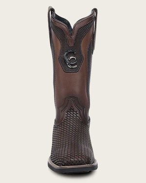 Cuadra Men's Bovine Leather Square Toe Boot, Honey