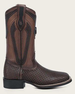 Cuadra Men's Bovine Leather Square Toe Boot, Honey
