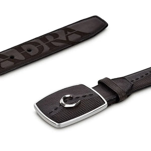 Cuadra Men's Deer Leather Belt, Grey