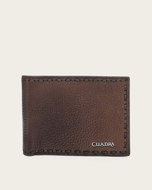 Cuadra Men's Deer Leather Wallet, Honey