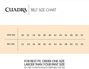 Cuadra Men's Bovine Leather Belt, Grey