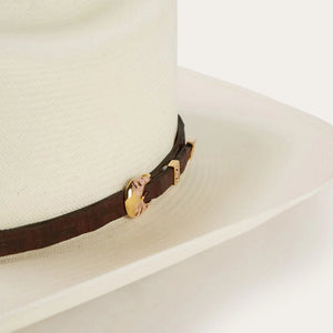 Stetson Men's 1000X 4" Evilla de Oro Straw Hat, Natural