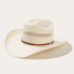 Stetson Men's 100X Griffin Straw Hat, Natural