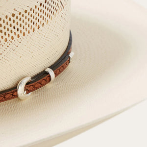 Stetson Men's 100X Griffin Straw Hat, Natural